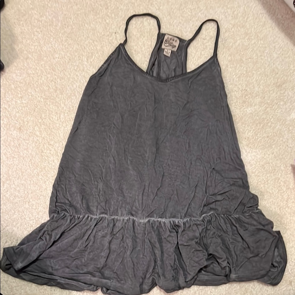 Charcoal Gray Women's tank top